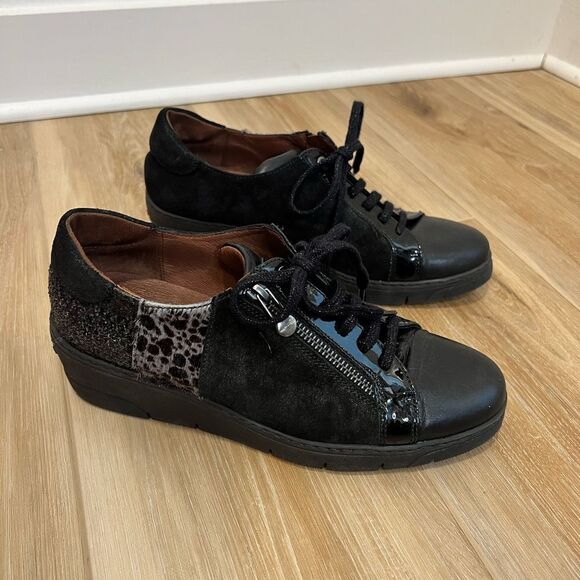 HISPANITAS Sporty Collection Black Sneakers Size 38/7.5 - Picture 8 of 8